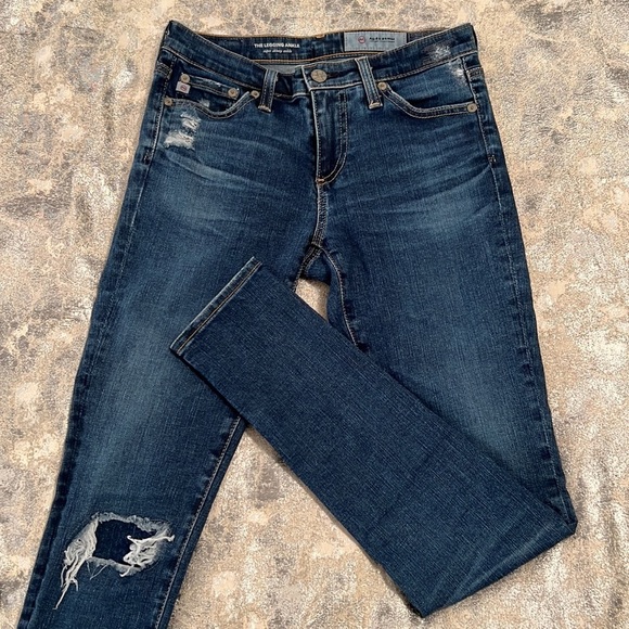 AG The Legging Ankle Patchwork Jeans - Picture 7 of 14